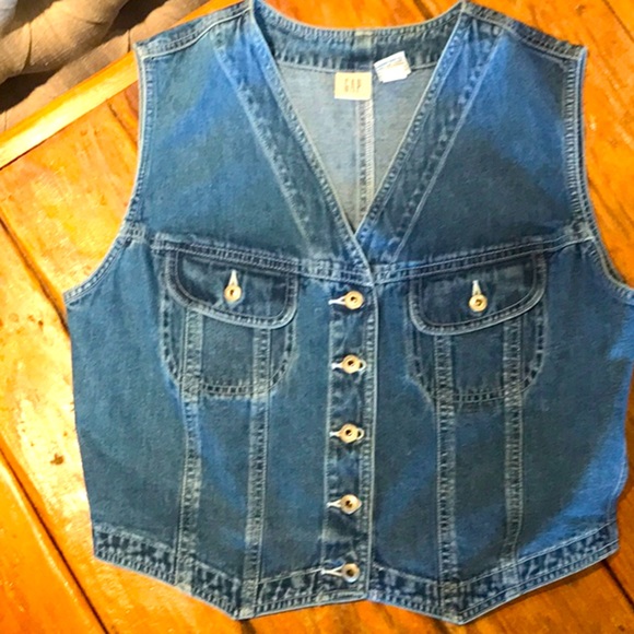 GAP Jackets & Blazers - Gap, size L, Vintage denim vest